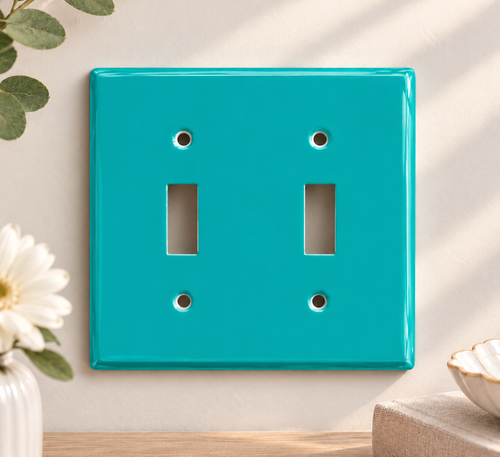 Solid light switch cover
